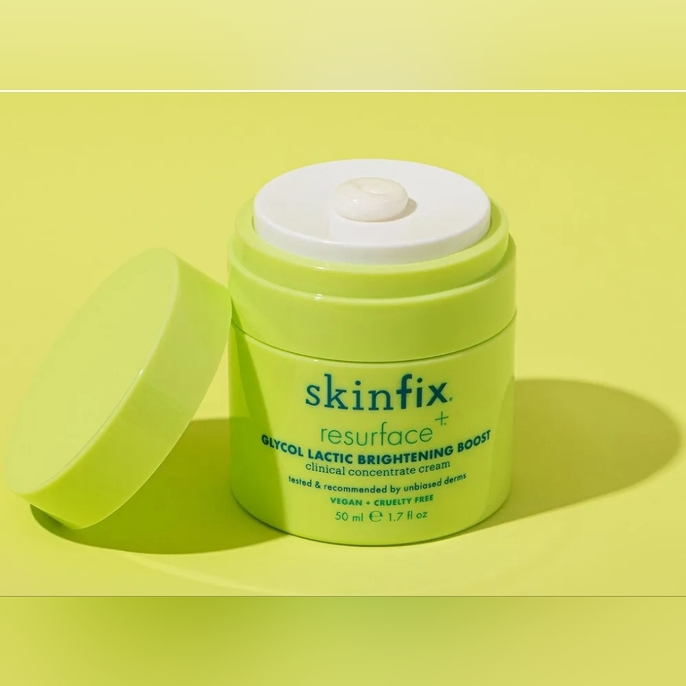 SkinFix🌎Resurface +Glycol Lactic Brightening Boost, 1.7oz. FULL SIZE NIB